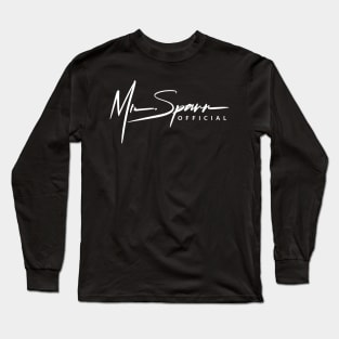 Mr. Spann Official White Long Sleeve T-Shirt